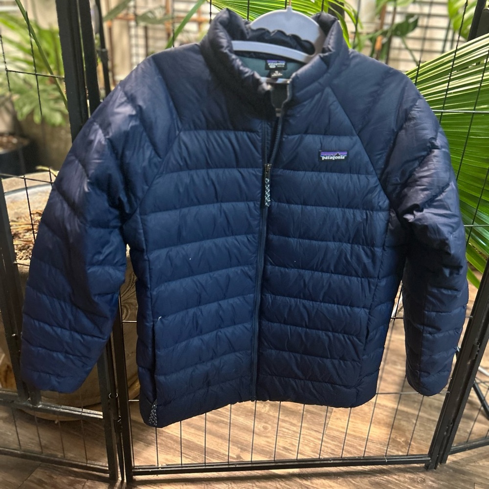 Patagonia Kids Navy Puffer Jacket